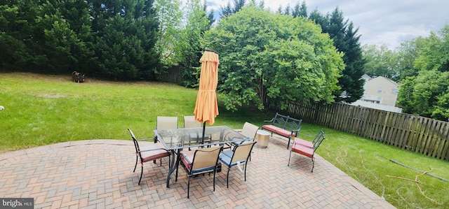 2405 Colber Ct, Waldorf, MD 20603 - view of patio with outdoor dining space