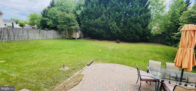 2405 Colber Ct, Waldorf, MD 20603 - view of yard with a patio and outdoor dining space
