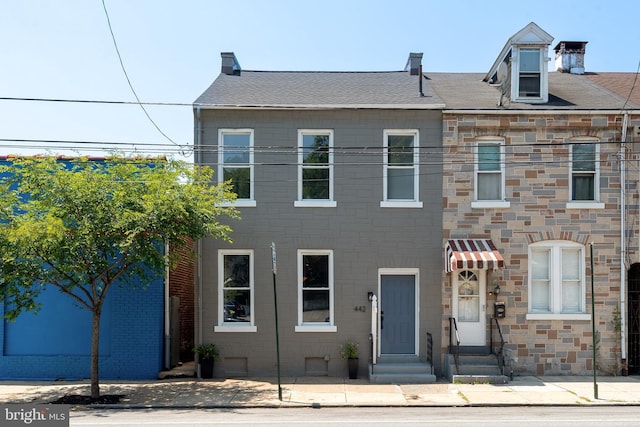 442 S Prince St, Lancaster, PA 17603 - townhome / multi-family property with stone siding and entry steps