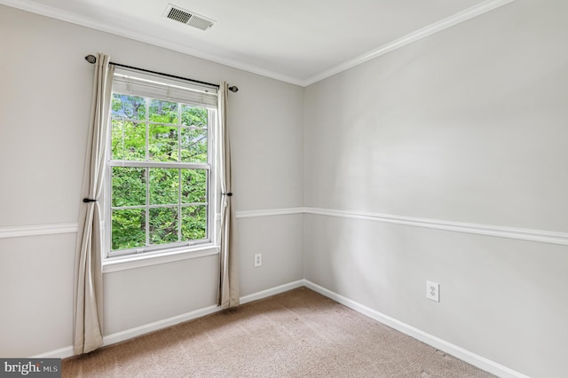 1372 Walkabout Ct Unit 53, Eldersburg, MD 21784 - empty room featuring healthy amount of natural light, baseboards, carpet floors, and crown molding
