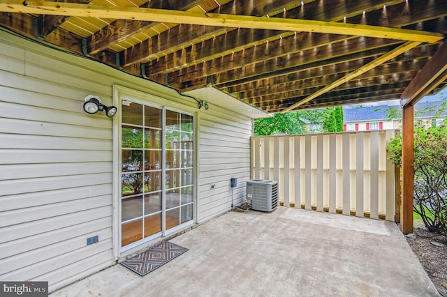 1372 Walkabout Ct Unit 53, Eldersburg, MD 21784 - view of patio / terrace featuring central air condition unit