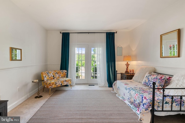 7814 Abbey Oaks Ct, Manassas, VA 20112 - carpeted bedroom with access to exterior and baseboards