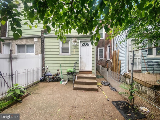 2059 E Atlantic St, Philadelphia, PA 19134 - property entrance featuring a patio