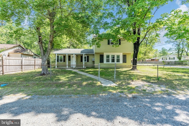 102 Sunset St, Browns Mills, NJ 08015 - view of front of house featuring covered porch and a garage