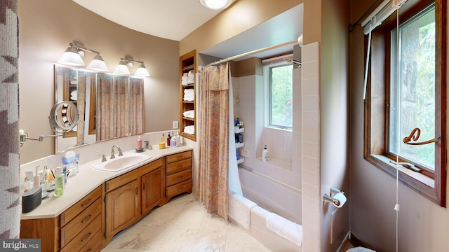 955 Lucabaugh Mill Rd, Westminster, MD 21157 - full bath with vanity and marble finish flooring