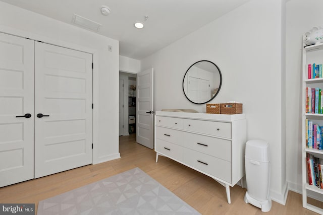 1716 Cambridge St Unit 3, Philadelphia, PA 19130 - bedroom with light wood-style floors, recessed lighting, and baseboards