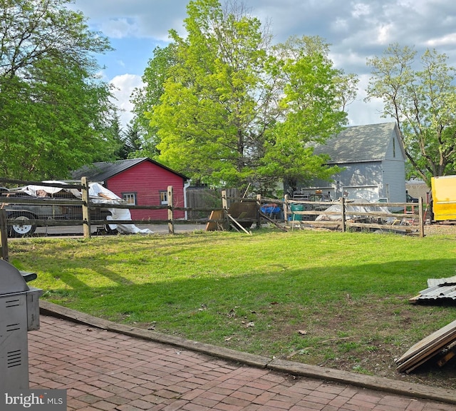 view of yard