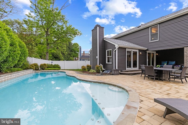 6281 Hidden Clearing, Columbia, MD 21045 - view of swimming pool with a patio and a fenced backyard