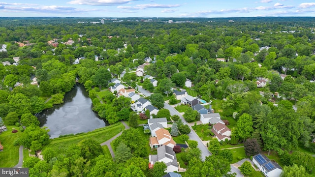 6281 Hidden Clearing, Columbia, MD 21045 - drone / aerial view of a large body of water and a forest