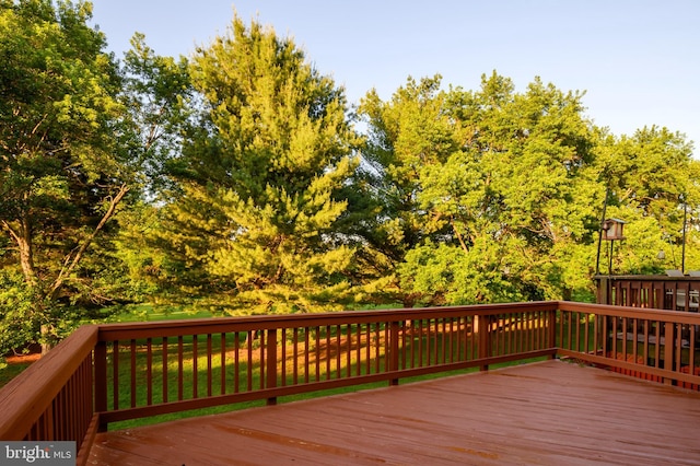 view of deck