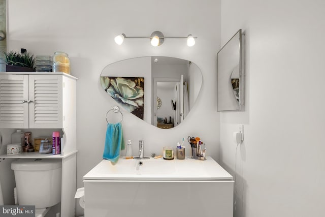 1019 Summerglenn Ct Unit 7-302, Bowie, MD 20721 - bathroom with toilet and vanity