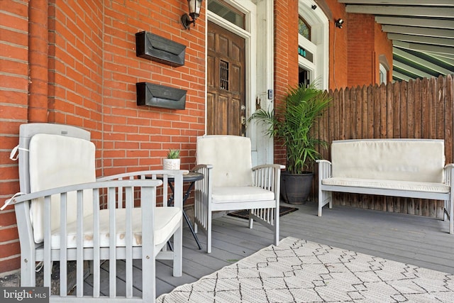 view of deck