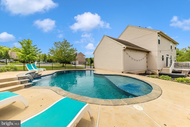 3001 Swiper Dr, Manchester, MD 21102 - view of swimming pool with fence, a patio area, and a deck