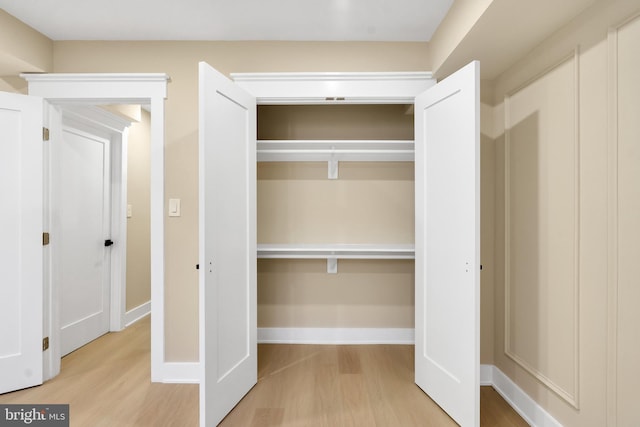 view of closet