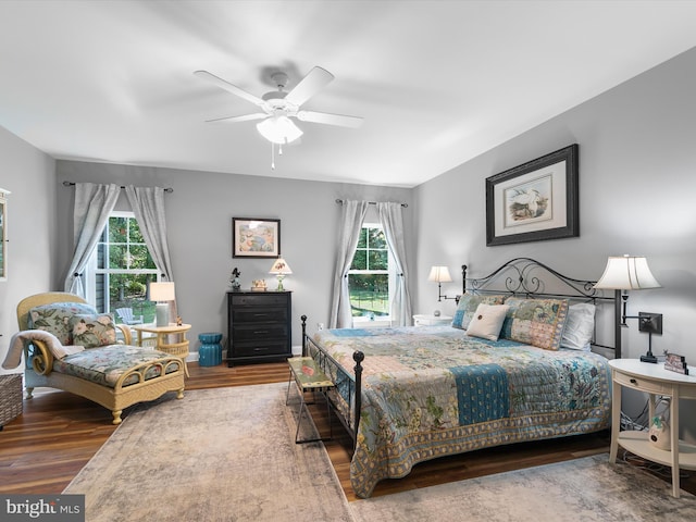 20 Parker Dr, Millsboro, DE 19966 - bedroom with wood finished floors and ceiling fan