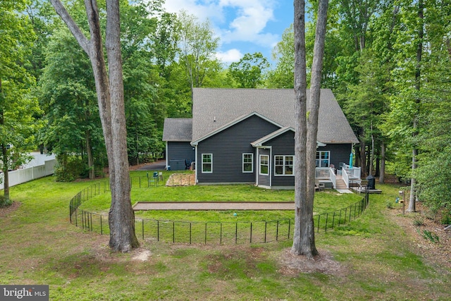 20 Parker Dr, Millsboro, DE 19966 - view of front of home with a deck