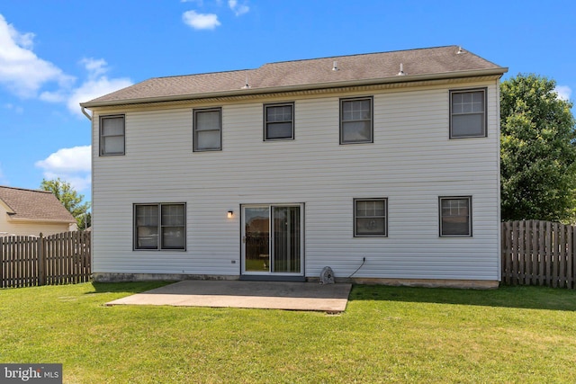 407 Stanford Rd, Fairless Hills, PA 19030 - rear view of house with a patio
