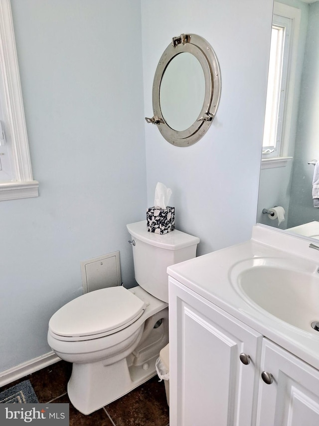 839 Shore Dr, Edgewater, MD 21037 - half bath featuring toilet and vanity