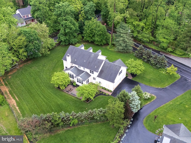 view of subject property