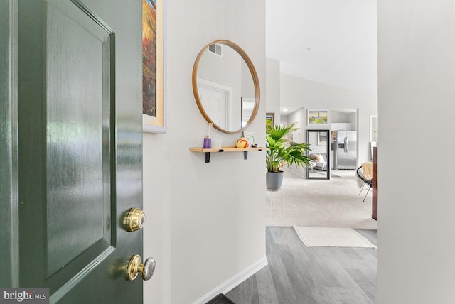 7515 Snowpea Ct Unit 168, Alexandria, VA 22306 - hallway with baseboards