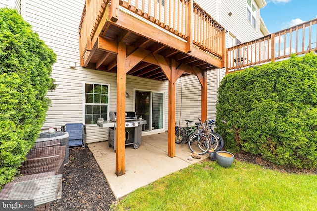 128 Michele Way Unit 38, Cinnaminson, NJ 08077 - view of patio with grilling area