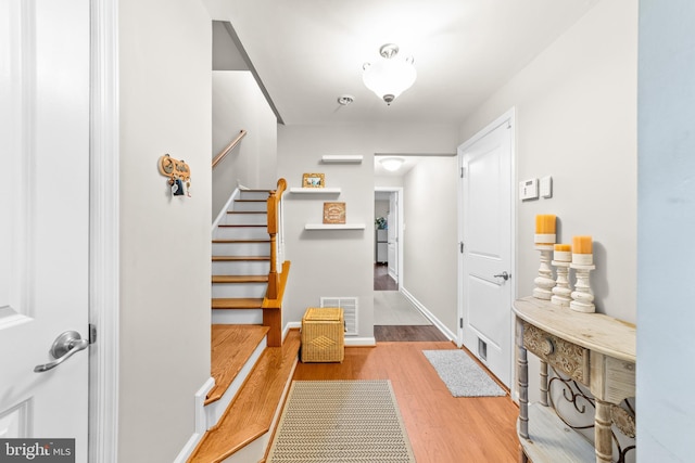 128 Michele Way Unit 38, Cinnaminson, NJ 08077 - entryway featuring wood finished floors and stairway