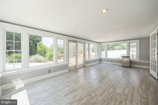 147 Heather Rd, Haddon Township, NJ 08107 - unfurnished sunroom with french doors