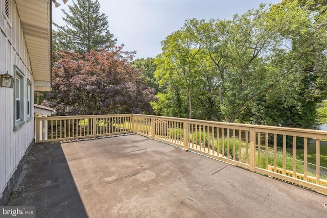 147 Heather Rd, Haddon Township, NJ 08107 - view of patio / terrace featuring view of wooded area