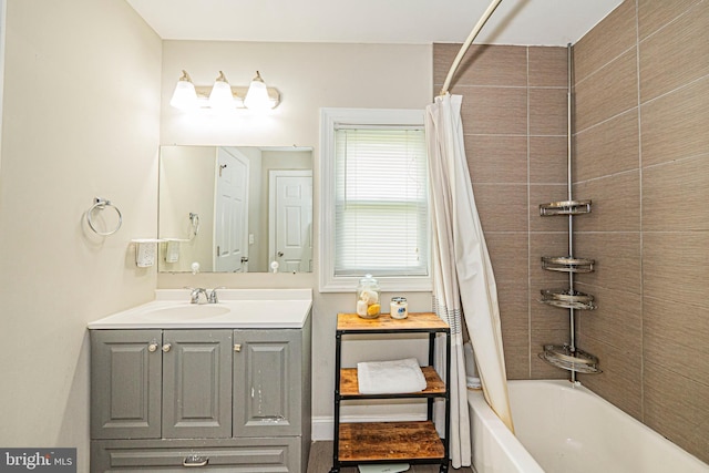 10021 Lorain Ave, Silver Spring, MD 20901 - full bath with vanity and shower / bath combination with curtain