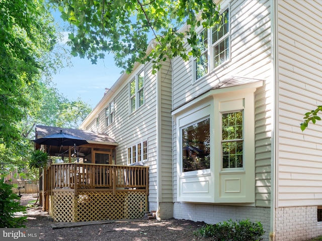 12906 Brafferton Ct, Herndon, VA 20171 - view of side of property featuring a deck