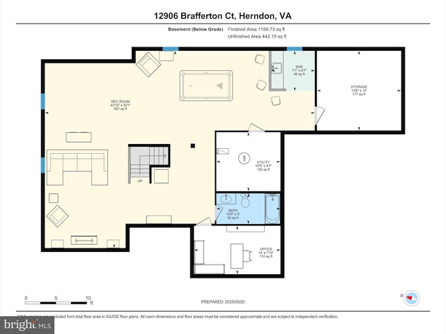12906 Brafferton Ct, Herndon, VA 20171 - home floor plan