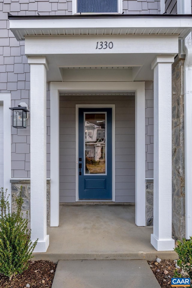 2 Talen Ln, Charlottesville, VA 22911 - doorway to property featuring a porch