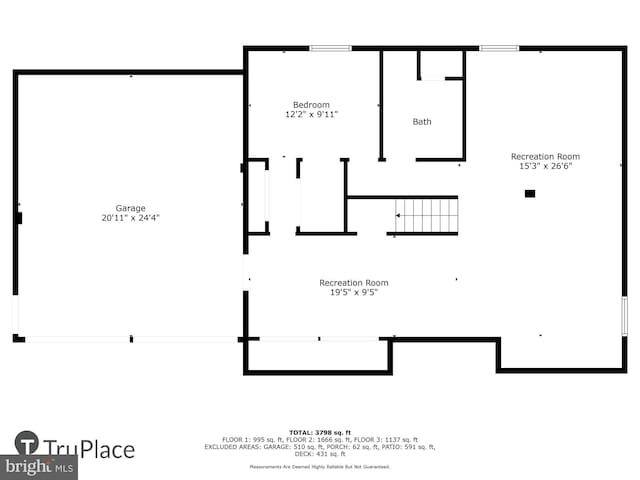 11476 Bronzedale Dr, Oakton, VA 22124 - floor plan / room layout