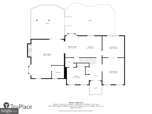 11476 Bronzedale Dr, Oakton, VA 22124 - room layout