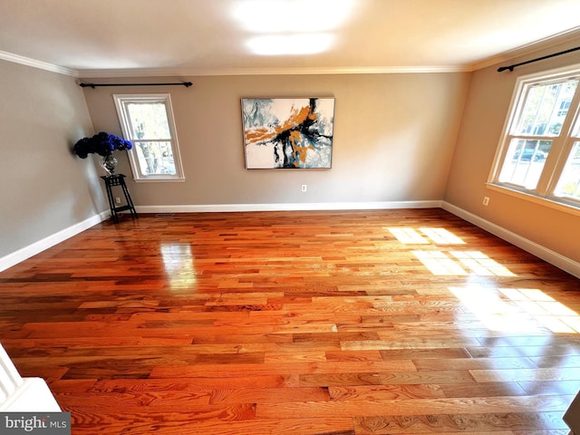 6572 Flagmaker Ct, Falls Church, VA 22042 - spare room featuring wood finished floors, ornamental molding, and baseboards