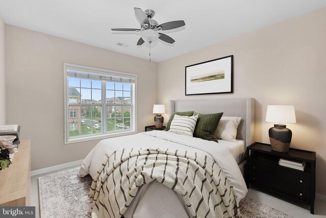 23483 Aldie Manor Ter, Ashburn, VA 20148 - bedroom featuring baseboards and a ceiling fan
