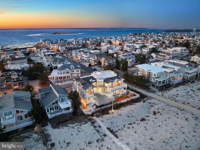 6601 Ocean Blvd, Long Beach Township, NJ 08008 - aerial view at dusk of a water view