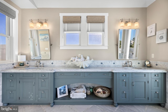 6601 Ocean Blvd, Long Beach Township, NJ 08008 - full bath featuring vanity and tile patterned flooring
