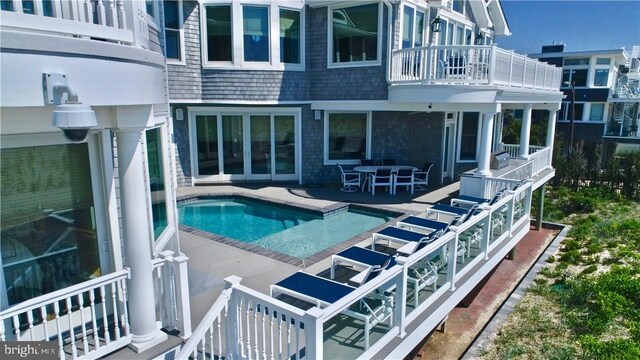 6601 Ocean Blvd, Long Beach Township, NJ 08008 - swimming pool featuring a patio
