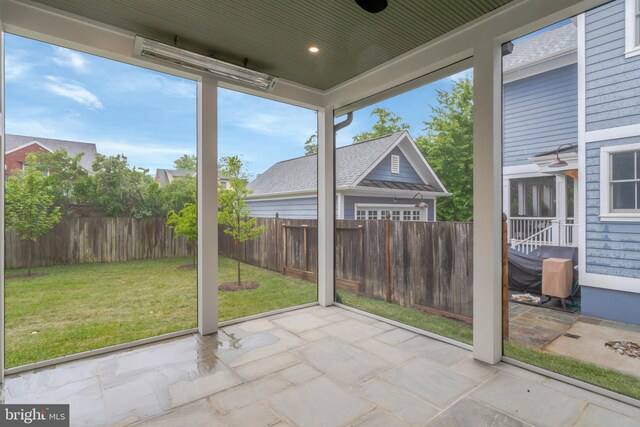 1416 N Hancock St, Arlington, VA 22201 - view of unfurnished sunroom