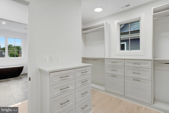 1416 N Hancock St, Arlington, VA 22201 - spacious closet featuring light wood-type flooring