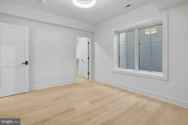 1416 N Hancock St, Arlington, VA 22201 - empty room featuring baseboards and wood finished floors