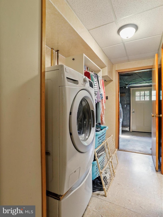 18421 Lower Georges Creek Rd SW, Barton, MD 21521 - washroom featuring washer / clothes dryer