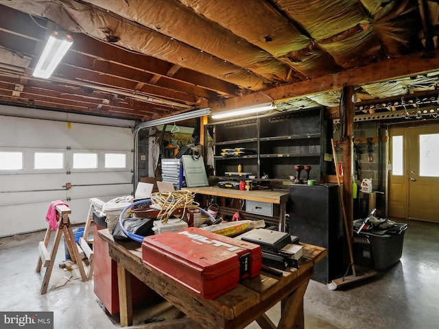 18421 Lower Georges Creek Rd SW, Barton, MD 21521 - garage with a workshop area