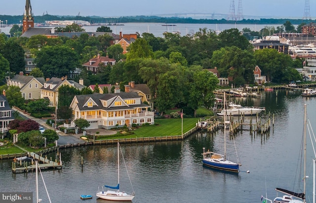 17 Revell St, Annapolis, MD 21401 - bird's eye view of a large body of water