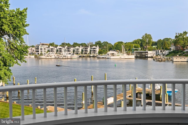 17 Revell St, Annapolis, MD 21401 - water view with a boat dock