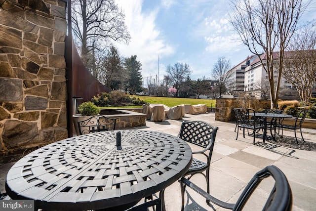 4301 Military Rd NW Unit 504, Washington, DC 20015 - view of patio with outdoor dining area