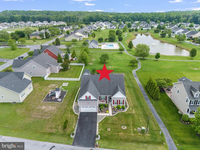15149 Coultlands Reach, Milton, DE 19968 - aerial perspective of suburban area with a nearby body of water