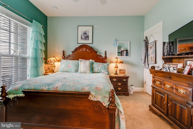 15149 Coultlands Reach, Milton, DE 19968 - bedroom with carpet floors, baseboards, and ceiling fan