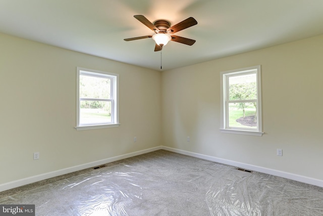 1406 Amosite Rd, Bainbridge, PA 17502 - carpeted spare room with healthy amount of natural light, ceiling fan, and baseboards